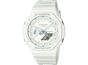 4549526370267 - Chronograph CASIO G-SHOCK Armbanduhren weiß Damen Quarzuhren Quarzuhr Armbanduhr Damen Herren digital bis 20 bar wasserdicht