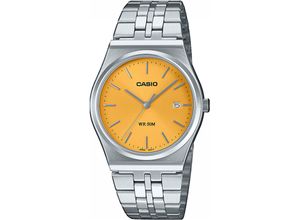 4549526371424 - Quarzuhr CASIO TIMELESS COLLECTION Armbanduhren silberfarben (edelstahlfarben gelb) Damen Quarzuhren Armbanduhr Herrenuhr Damenuhr analog Datum