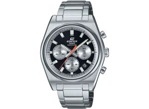 4549526382864 - Chronograph Armbanduhren silberfarben schwarz silberfarben Herren Quarzuhr Armbanduhr HerrenuhrEdelstahlbandSaphirglasStoppfunktion