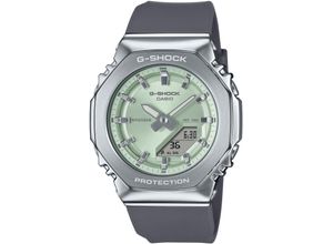 4549526383397 - Chronograph CASIO G-SHOCK Armbanduhren grau grün grau Herren Quarzuhr Armbanduhr Damenuhr Herrenuhr Stoppfunktion Resinband