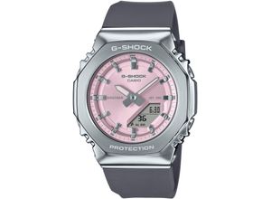 4549526383441 - Chronograph CASIO G-SHOCK Armbanduhren grau rosa grau Herren Quarzuhr Armbanduhr Damenuhr Herrenuhr Stoppfunktion Resinband