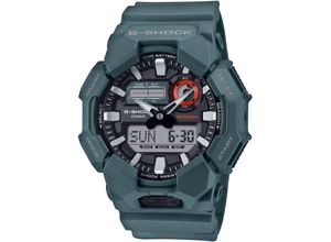 4549526384141 - Chronograph CASIO G-SHOCK Armbanduhren graublau Herren Quarzuhr Armbanduhr Herrenuhr digitalResinband20 bar Wasserdichte