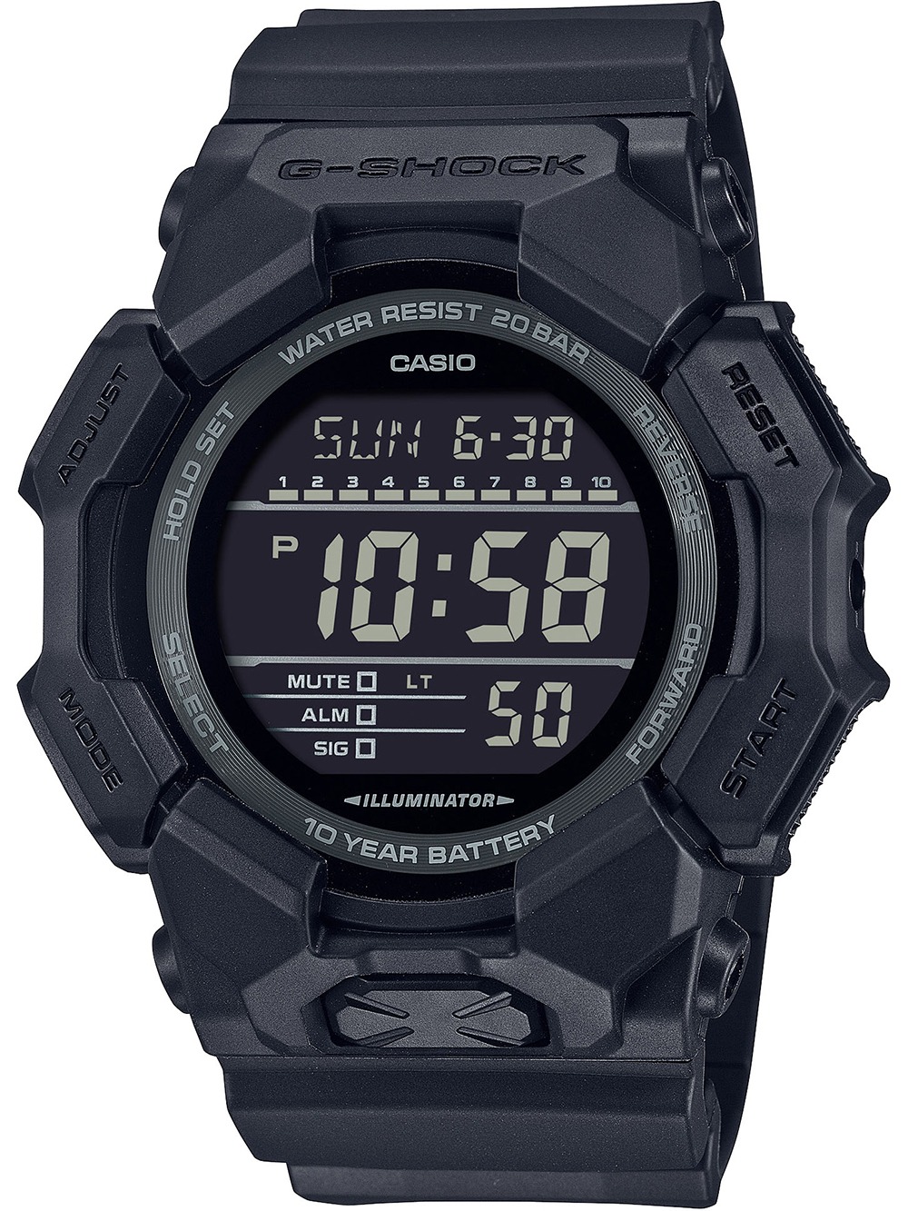 4549526394058 - GD-010-1A1ER Herrenuhr G-Shock Classic 50mm 20ATM 4549526394058 - GD-010-1A1ER Herrenuhr G-Shock Classic 50mm 20ATM