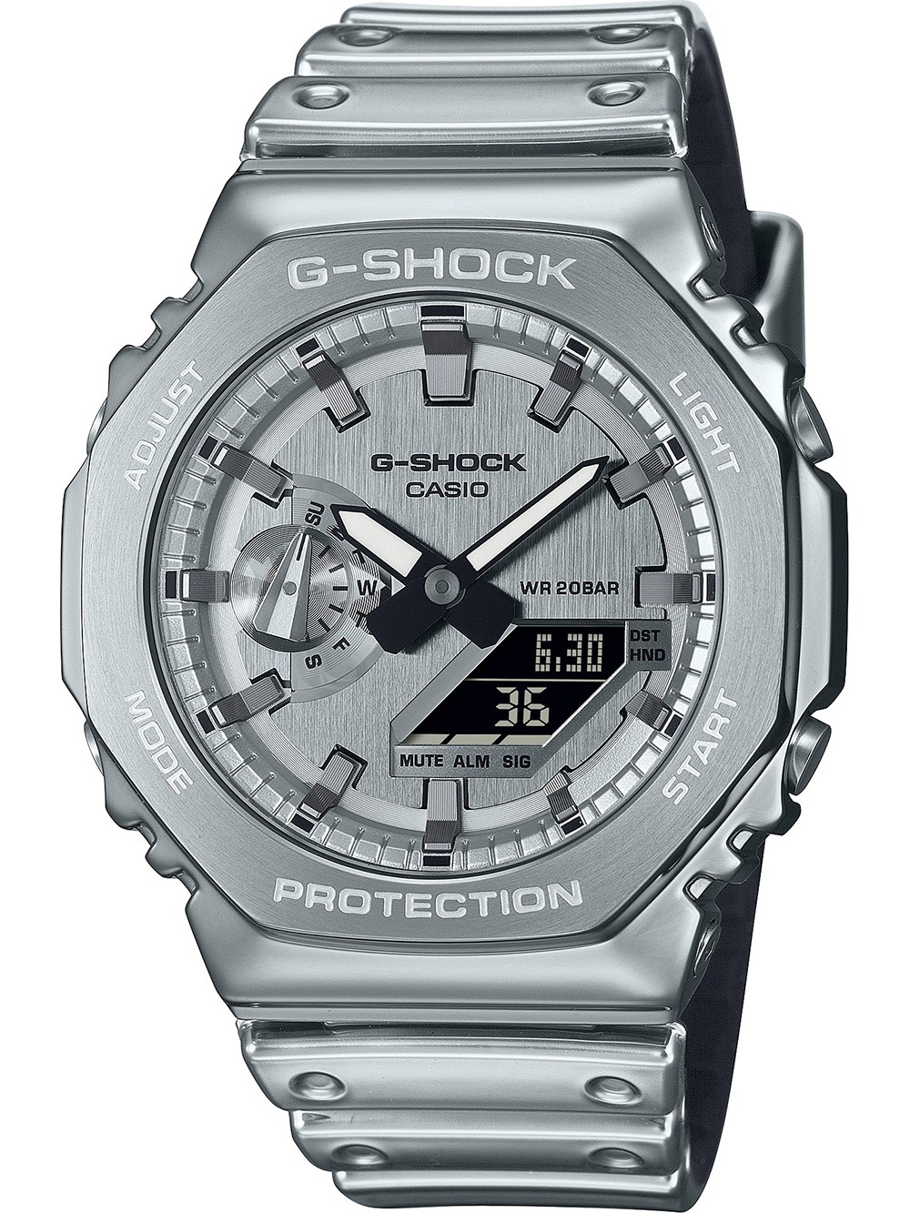 4549526394874 - GM-2100YM-8AER Herrenuhr G-Shock G-Steel 44mm 20ATM
