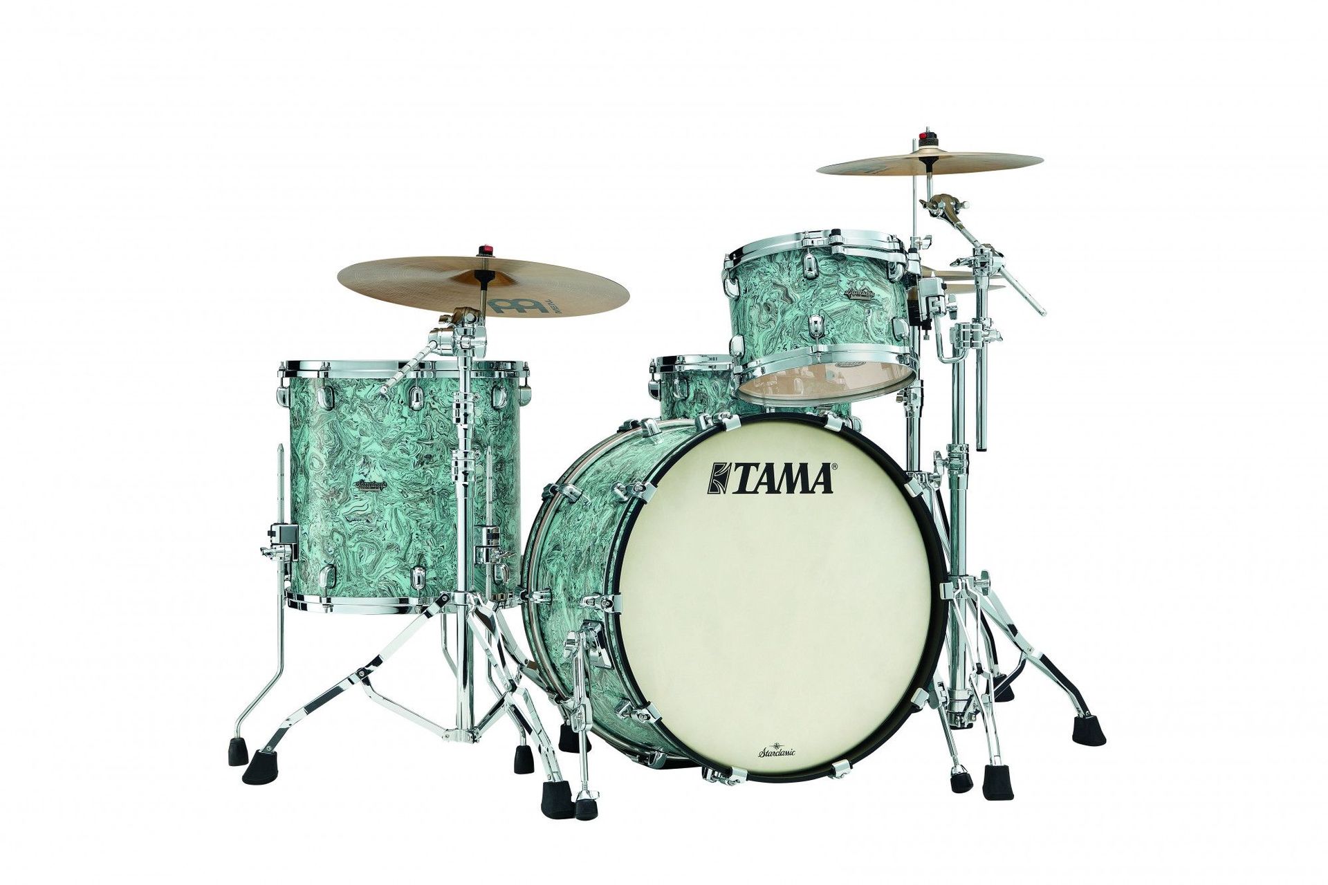 4549763259523 - TAMA Starclassic Maple 3-Pcs Shell Kit SBN-HW Sky Blue Swirl