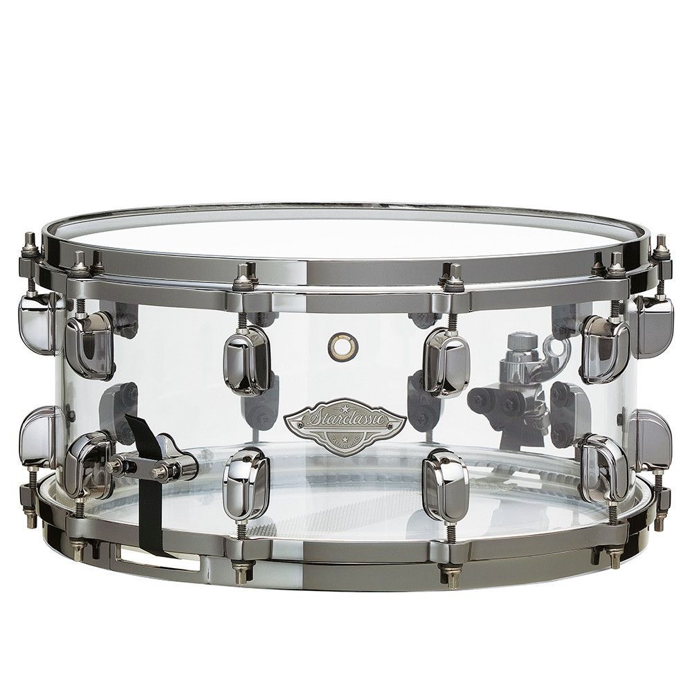 4549763352057 - Starclassic Mirage Snaredrum 14 x 65 Crystal Ice Black Nickel HW