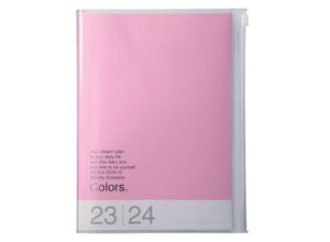 4550045107098 - MARKS 2023 2024 Taschenkalender A5 vertikal COLORS Pink