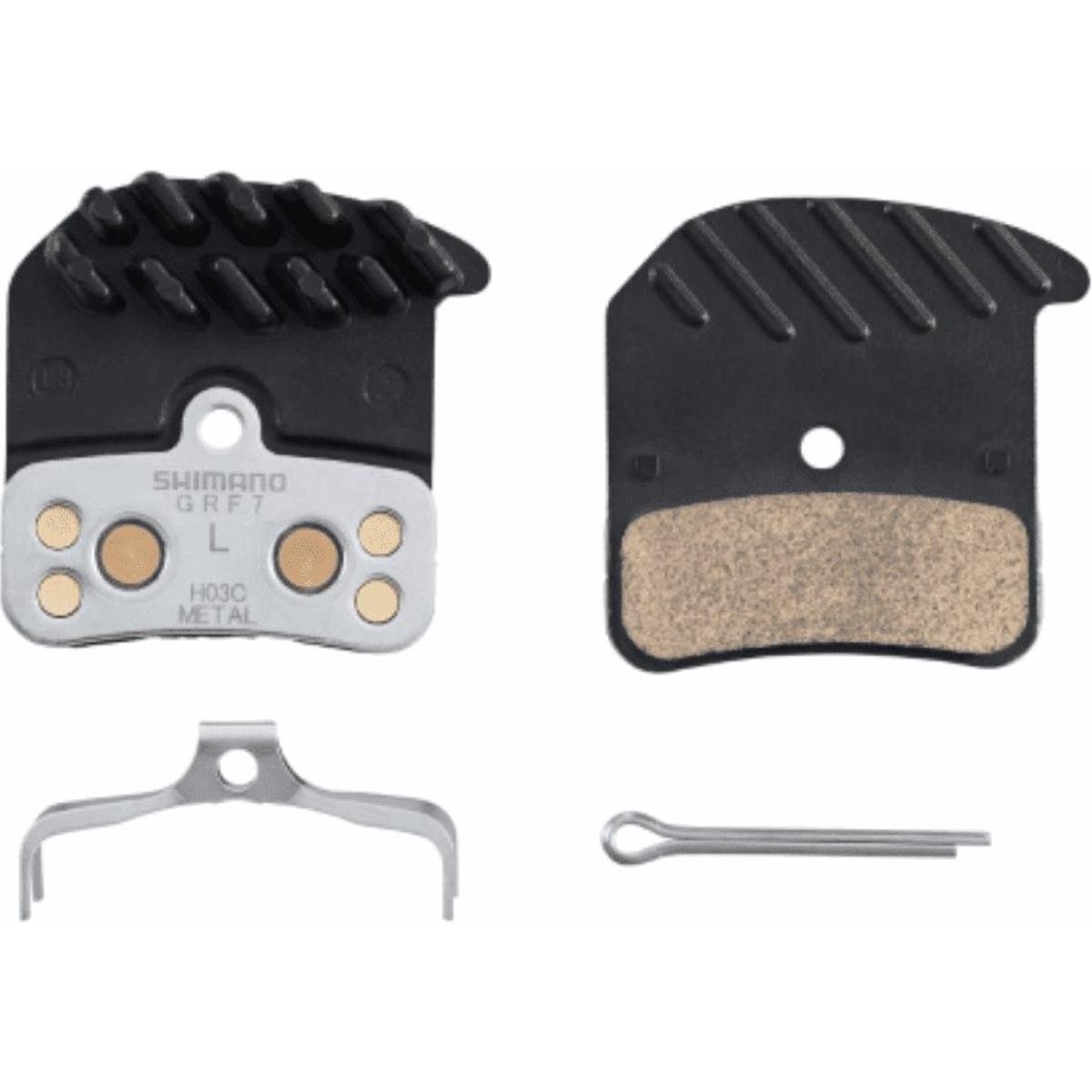 4550170639440 - H03C Metallische Bremsbeläge für 4 Kolben - Kompatibel mit Saint Zee Deore XT