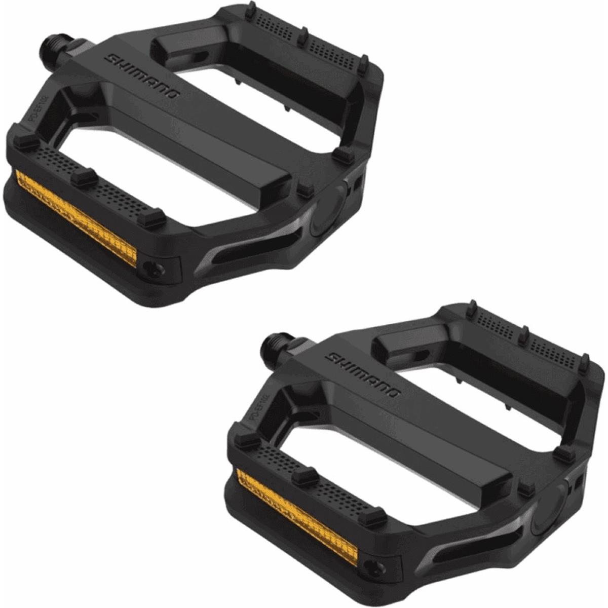 4550170902230 - EF102 Flat Pedale aus schwarzem Harz für Offroad und Citybike 4550170902230 - EF102 Flat Pedale aus schwarzem Harz für Offroad und Citybike