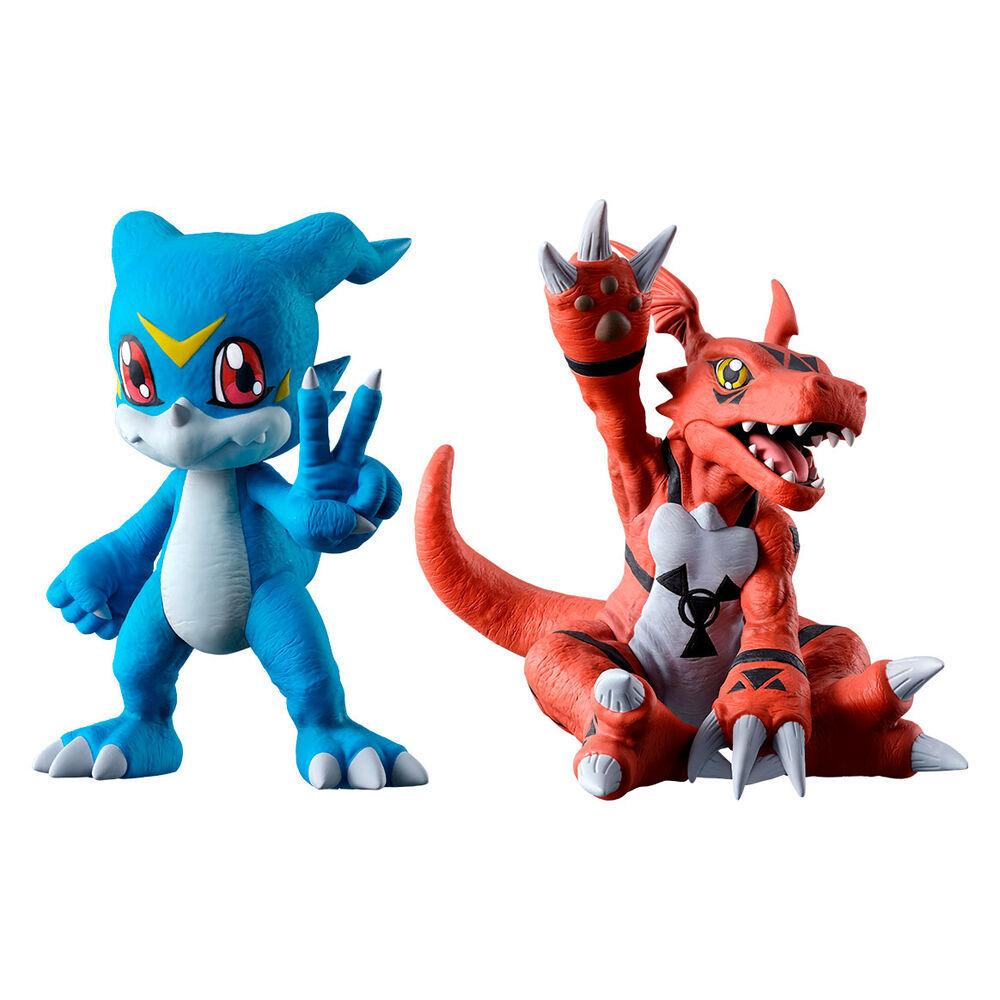 4573102670038 - Figurine Digimon Two Forces That Radite Light Veemon & Guilmon Ichibansho