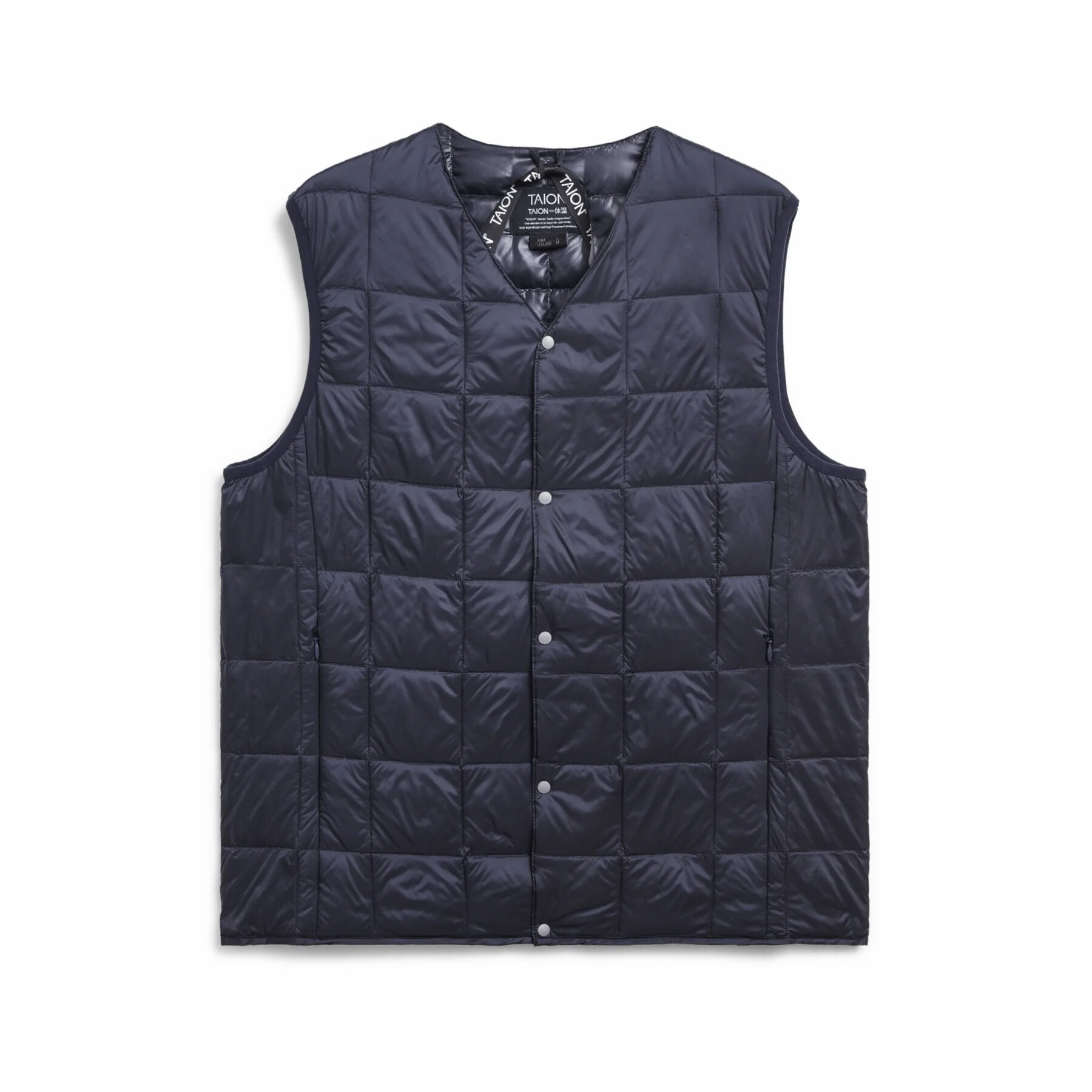 4573693000573 - Basic-Innenjacke mit geknöpftem V-Ausschnitt Taion 4573693000573 - Basic-Innenjacke mit geknöpftem V-Ausschnitt Taion
