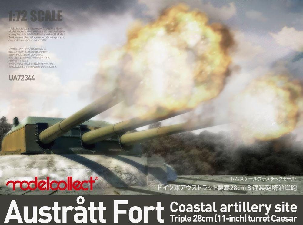 4589462477040 - Austratt fort coastal artillery site - Ttriple 28cm turret Caesar