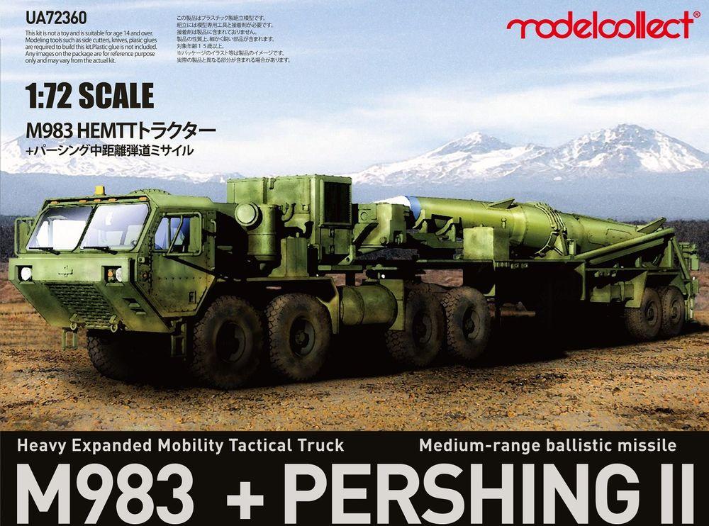 4589462477125 - USA M983 Hemtt Tractor With Pershing II Missile Erector Launcher new Ver