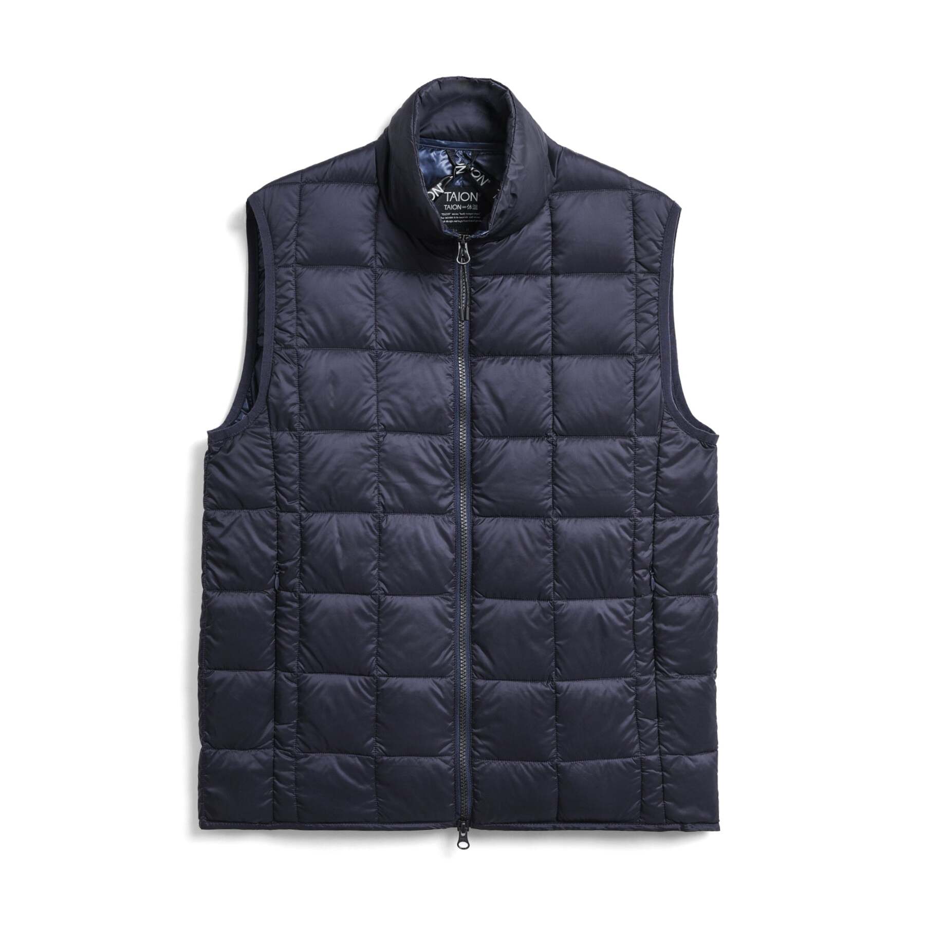 4589739006577 - Ärmellose Daunenjacke Innen Basic mit hohem Kragen und Reißverschluss Taion 4589739006577 - Ärmellose Daunenjacke Innen Basic mit hohem Kragen und Reißverschluss Taion