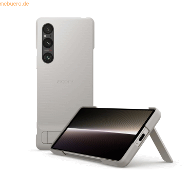 4589771648384 - Xperia 1 V Style Cover - Platinum Grey