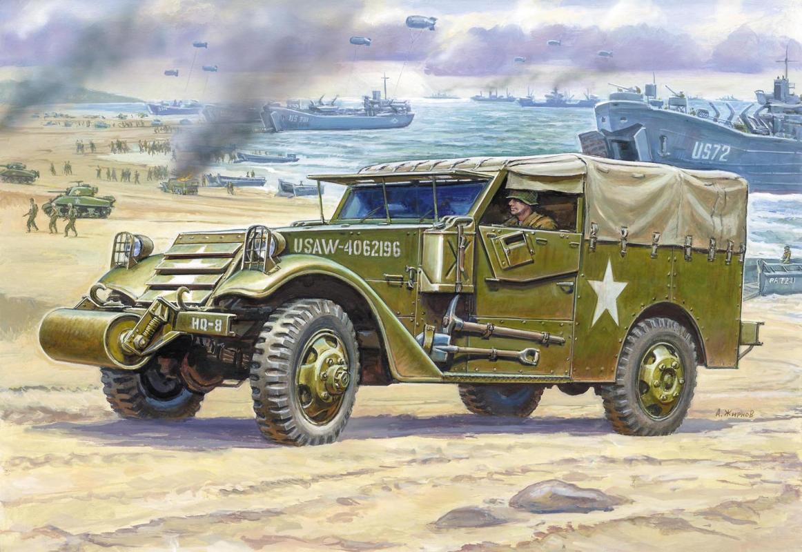 4600327035813 - WWII US M3 Spähwagen gep m Plane