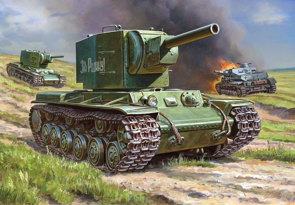 4600327036087 - WWII Rus Panzer KV-2 Gigant