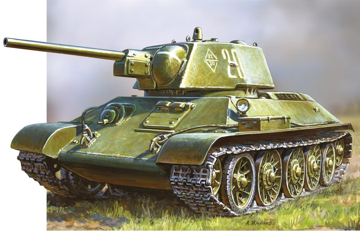 4600327050014 - WWII Rus KPz T34 76 Snap-Fit