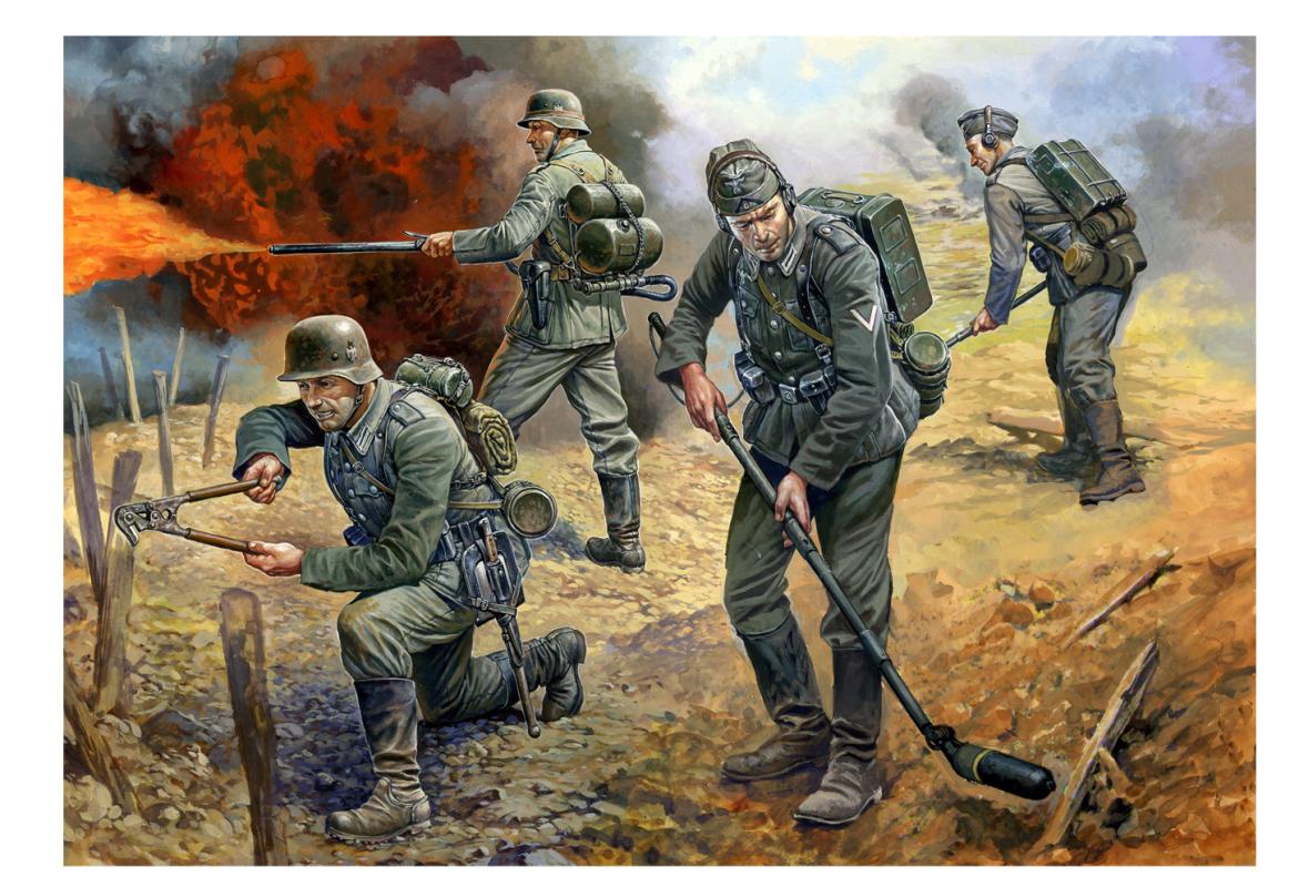 4600327061102 - Zvezda 500786110 - 172 WWII Deutsche Sturmpioniere 4600327061102 - Zvezda 500786110 - 172 WWII Deutsche Sturmpioniere