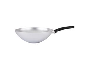 4604334029803 - Pfanne Wok Kukmara Aluguss rund 30 cm Schmorpfanne Bratpfanne - silber