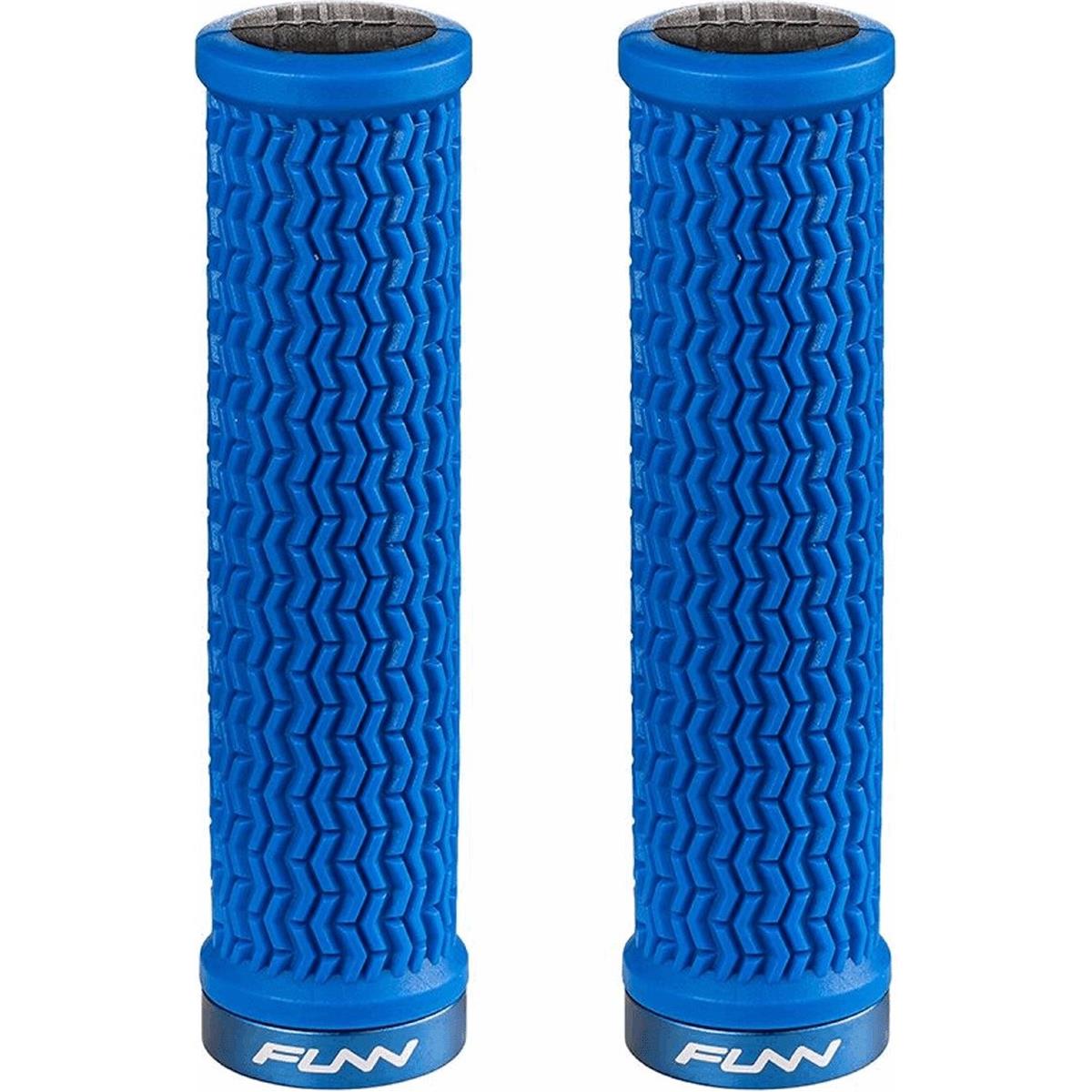 4710139334506 - Bicycle Griffe HOLESHOT 31mm aus CNC-Aluminium Blau 115g - FUNN