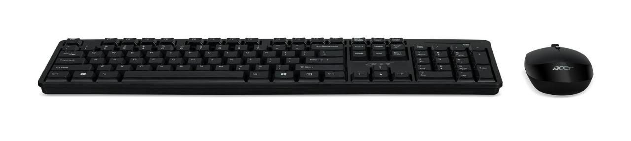 4710180475746 - AAK940 - keyboard and mouse set - German - black - Tastatur & Maus Set - Deutsch - Schwarz