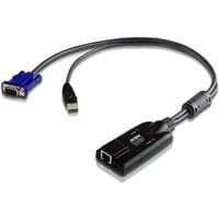 4710423775732 - ATEN KVM Adapter [1x SPHD-15-Stecker USB 11 Stecker A - 1x RJ45-Buchse] 009 m Schwarz