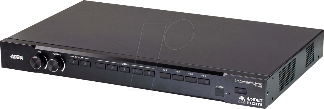 4710469341229 - ATEN VP3520 - 5x2 HDMI Matrix Switch 4710469341229 - ATEN VP3520 - 5x2 HDMI Matrix Switch