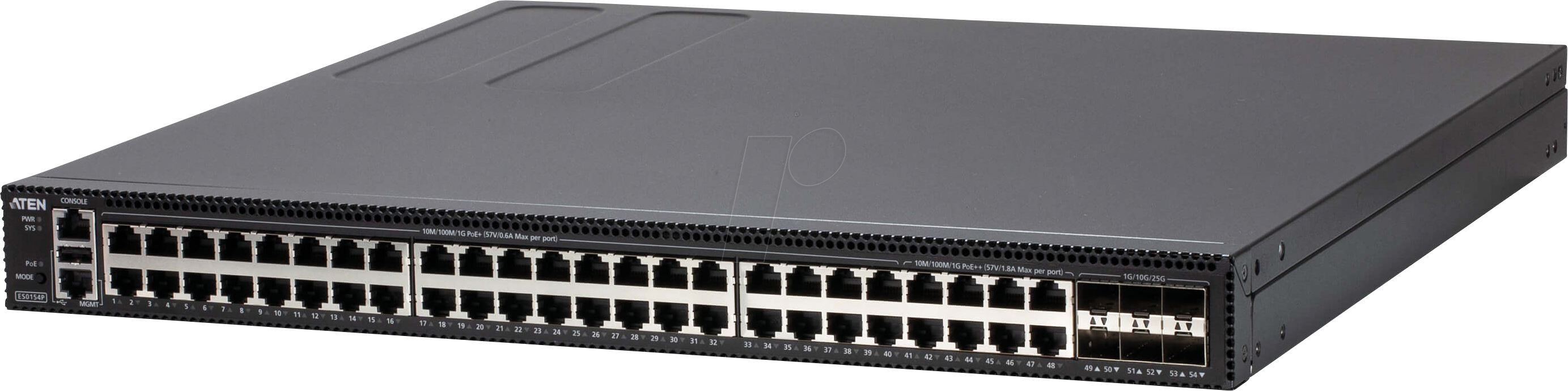 4710469348969 - ATEN ES0154P - Switch 54-Port Gigabit Ethernet SFP28 PoE+