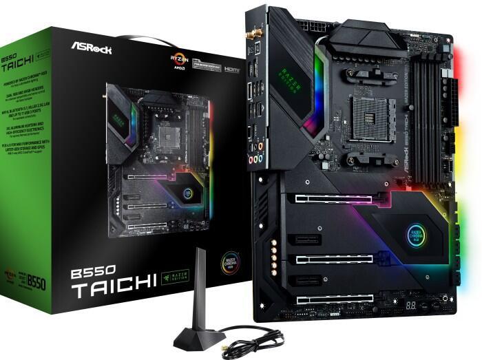 4710483933059 - B550 Taichi - Razer Edition Mainboard - AMD B550 - AMD AM4 socket - DDR4 RAM - ATX