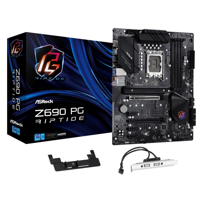 4710483936111 - Z690 PG Riptide Mainboard Sockel (PC) Intel® 1700 Formfaktor (Details) ATX Mainboard-Chipsatz Intel® Z690