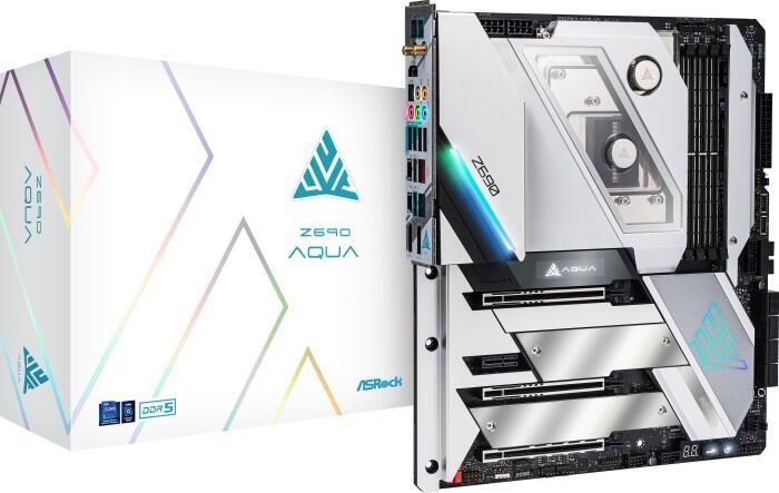 4710483936760 - Z690 AQUA - motherboard - extended ATX - LGA1700 Socket - Z690 Mainboard - Intel Z690 - Intel LGA1700 socket - DDR5 RAM - Extended ATX