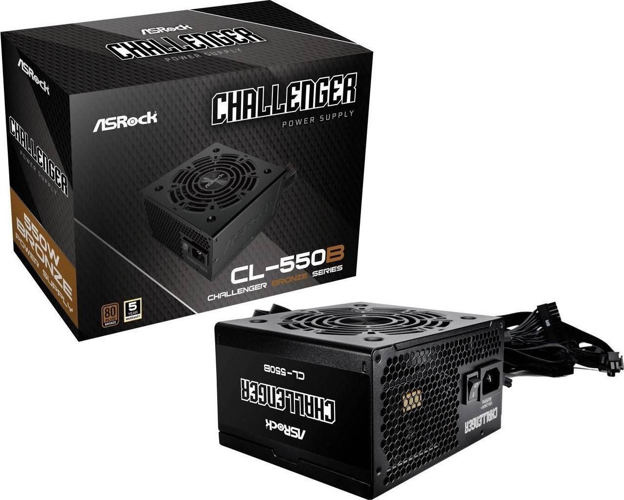 4710483948008 - ASRock Challenger Series CL-550B 550W ATX 80+ Bronze black retail 4710483948008 - ASRock Challenger Series CL-550B 550W ATX 80+ Bronze black retail