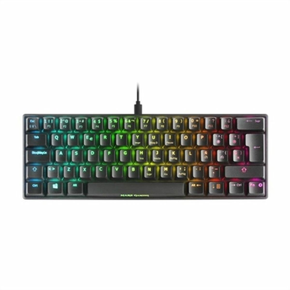 4710562759464 - Gaming Tastatur MKMINIRES Schwarz Qwerty Spanisch