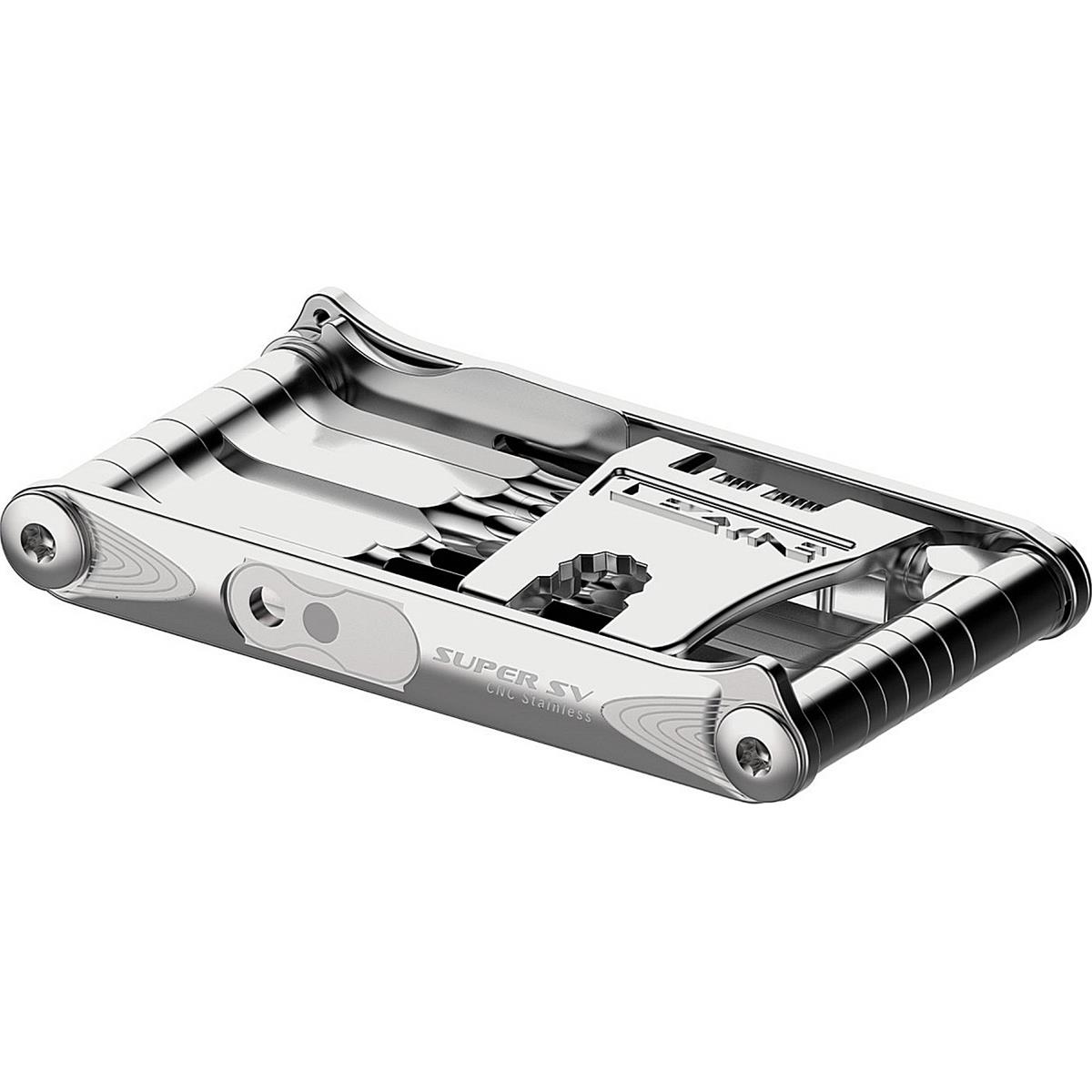 4710582542398 - Lezyne Super SV22 Multifunktionswerkzeug Silber - Edelstahl und Aluminium