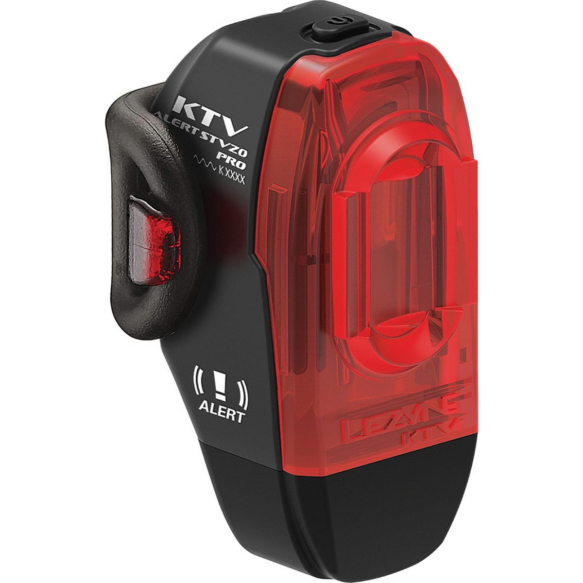 4710582542756 - Lezyne KTV Pro Alert STVZO Rücklicht LED Rot Schwarz mit Bremslicht-Technologie und USB-Ladung