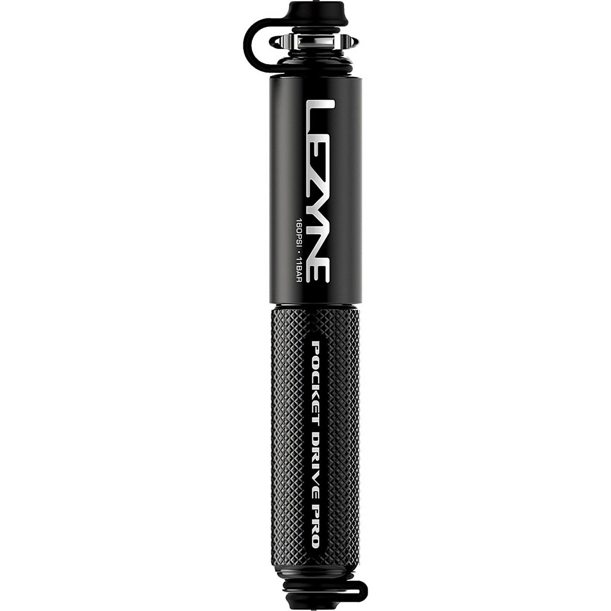 4710582548413 - Lezyne Mini Pocket Drive Pro Handpumpe Schwarz - Kompakt Leicht und Effizient für Fahrräder