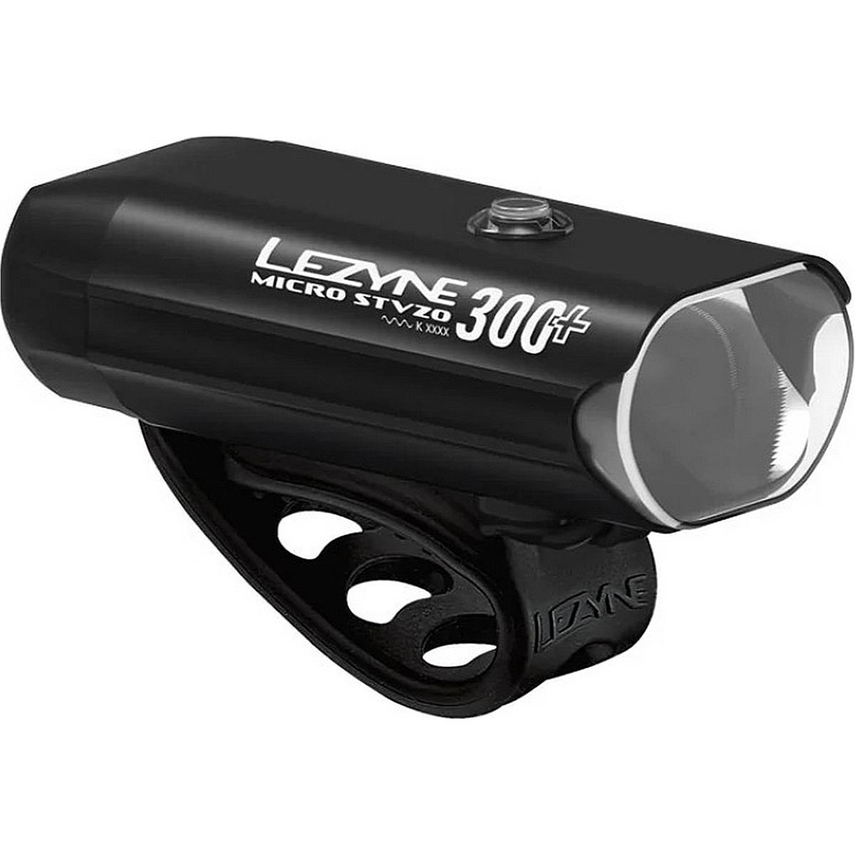 4710582551666 - Lezyne Micro STVZO 300+ Frontlicht Schwarz 300 Lumen USB-C IPX7