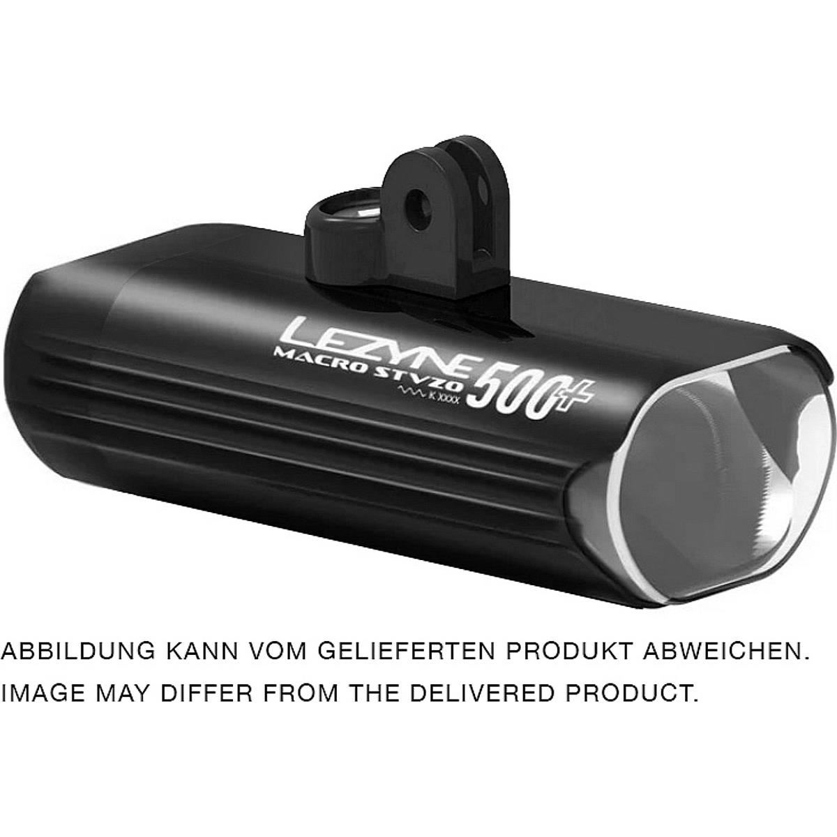 4710582553240 - Lezyne Macro STVZO 500+ Frontlicht Schwarz Weiß 500 Lumen IPX7