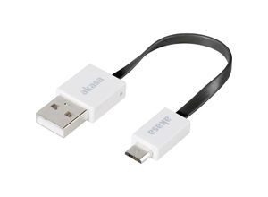 4710614533165 - USB-Kabel usb 20 usb-a Stecker USB-Micro-B Stecker 015 m Schwarz hochflexibel vergoldete s - Akasa