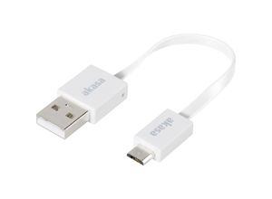 4710614533226 - USB-Kabel usb 20 usb-a Stecker USB-Micro-B Stecker 015 m Weiß hochflexibel vergoldete Stec - Akasa