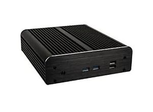 4710679551005 - Lüfterloses Computergehäuse Newton TN SFF Aluminium Schwarz