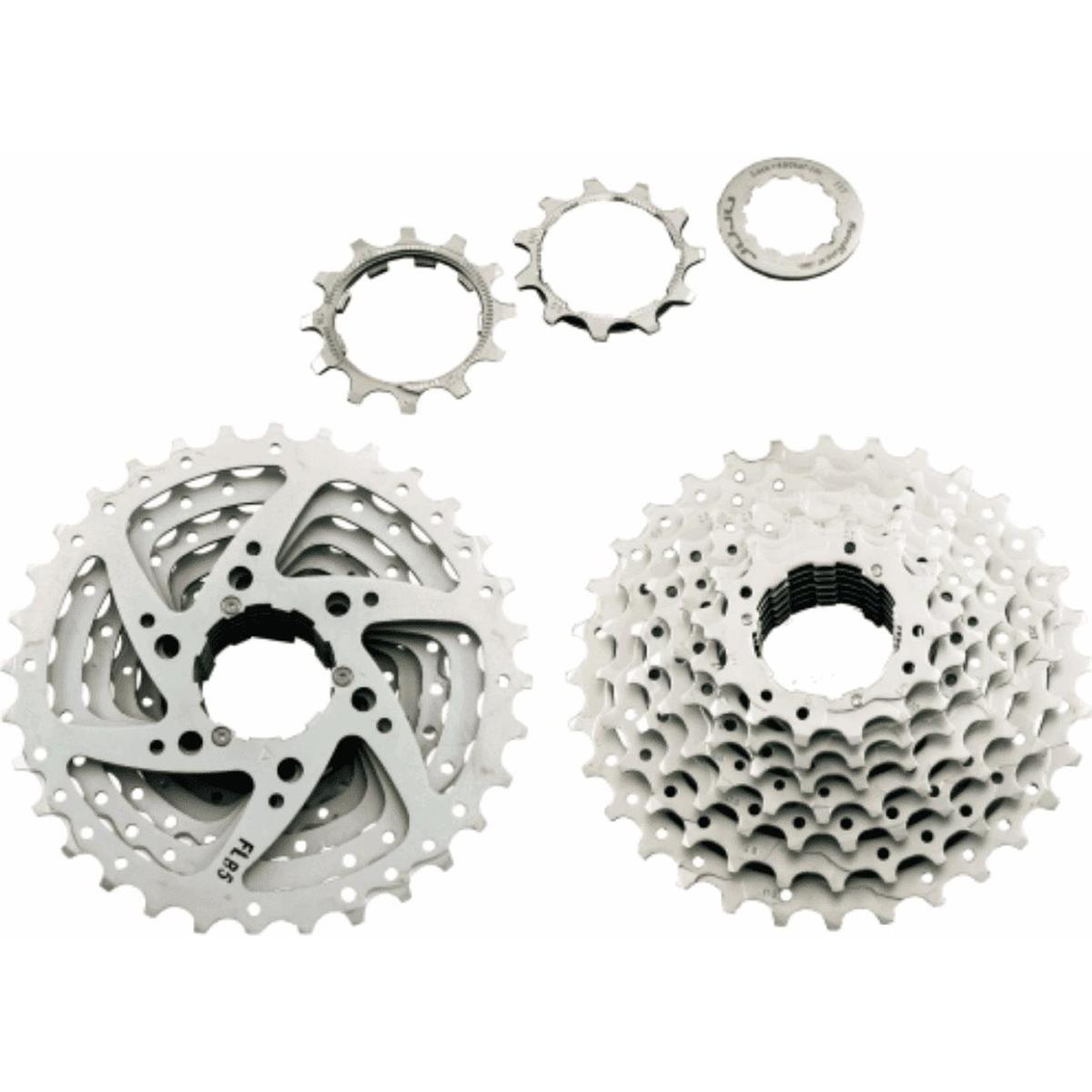 4710944242171 - MTB Kassette 7 Gang 12-28 HG Shimano Sram Silber - Kompatibel für flüssige Schaltung