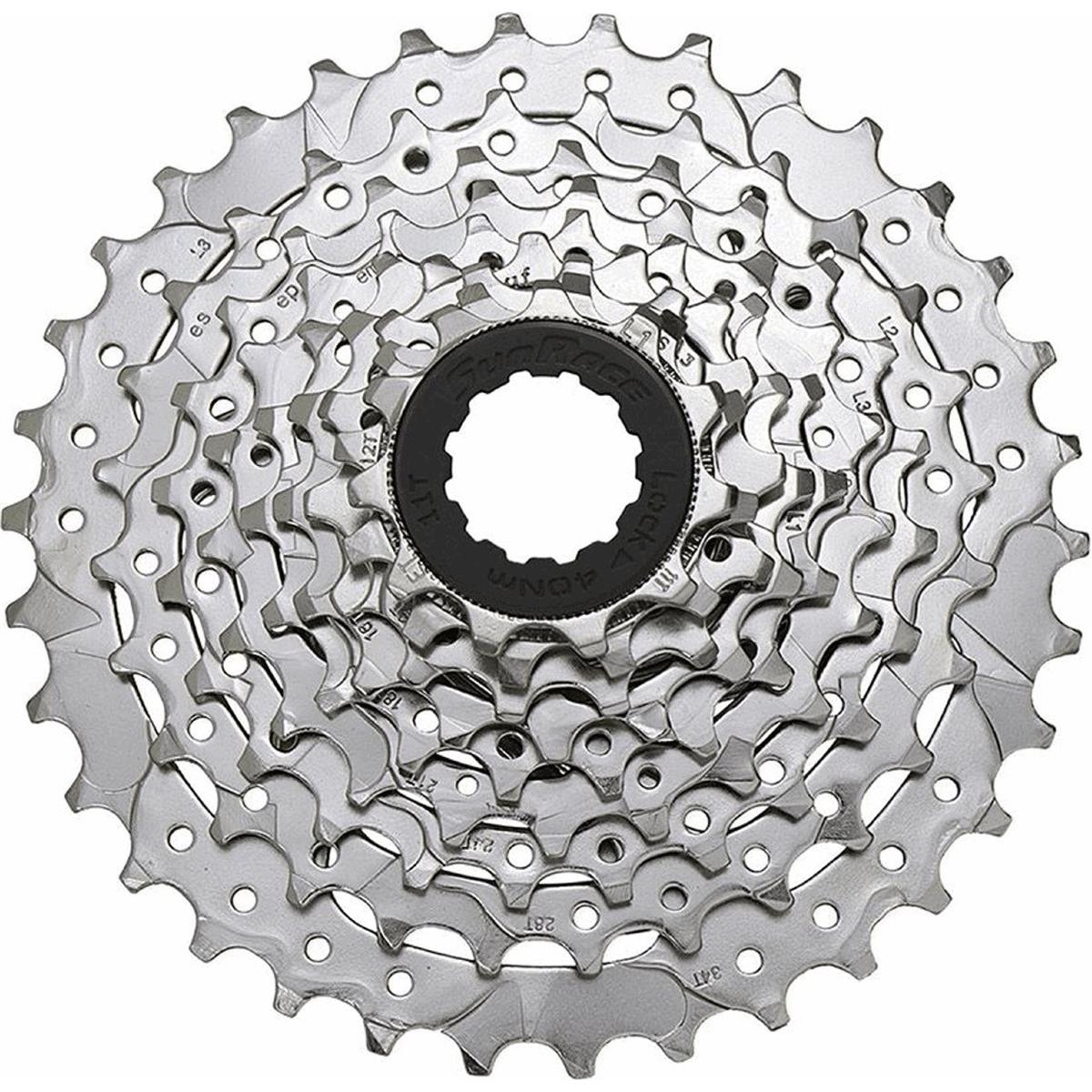 4710944242188 - 7-Gang Kassette 11-28 Zähne in Nickel Silber Shimano Kompatibel 248g