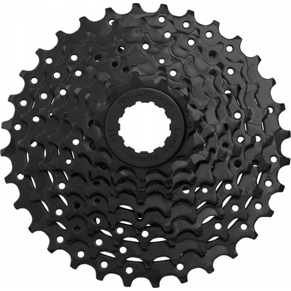 4710944245929 - MTB Kassette 8V 11-34T aus schwarzem Stahl für Shimano 346g - SUNRACE 4710944245929 - MTB Kassette 8V 11-34T aus schwarzem Stahl für Shimano 346g - SUNRACE
