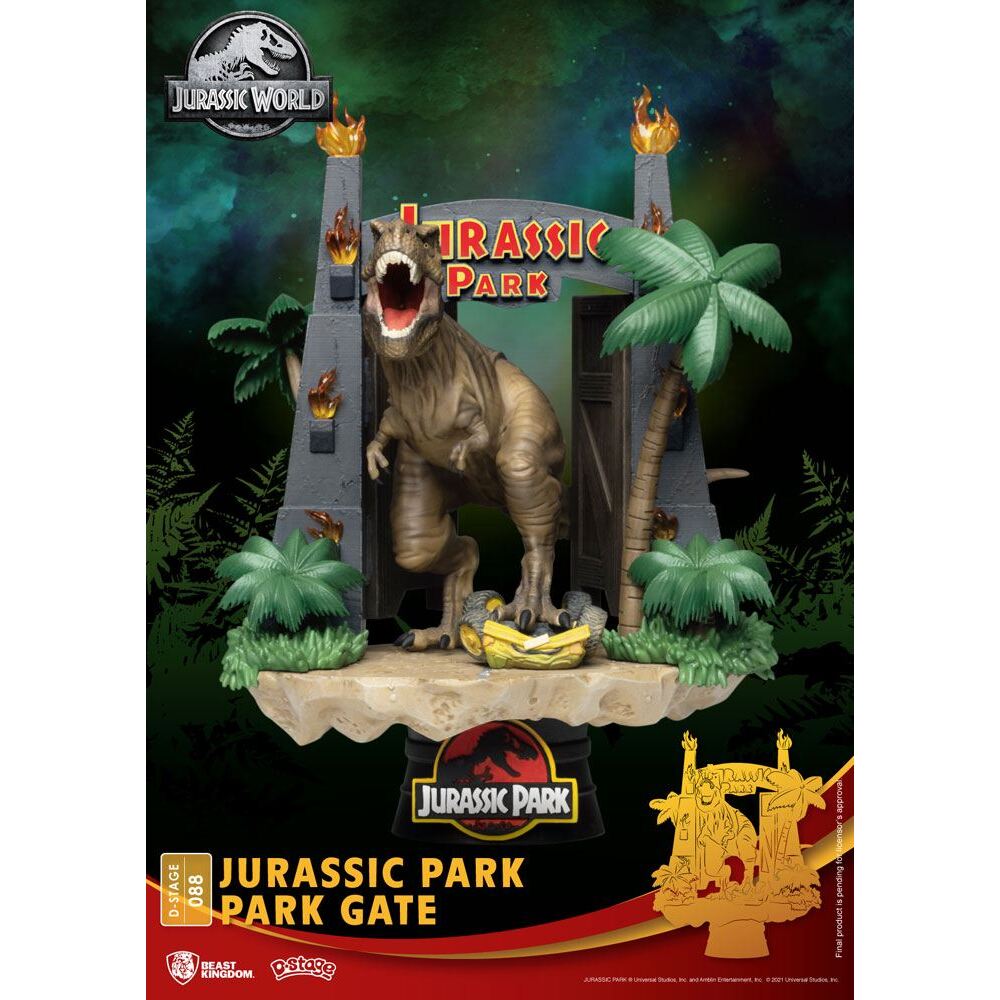 4711061148117 - Figurine aus pvc Jurassic Park diorama D-Stage Park Gate