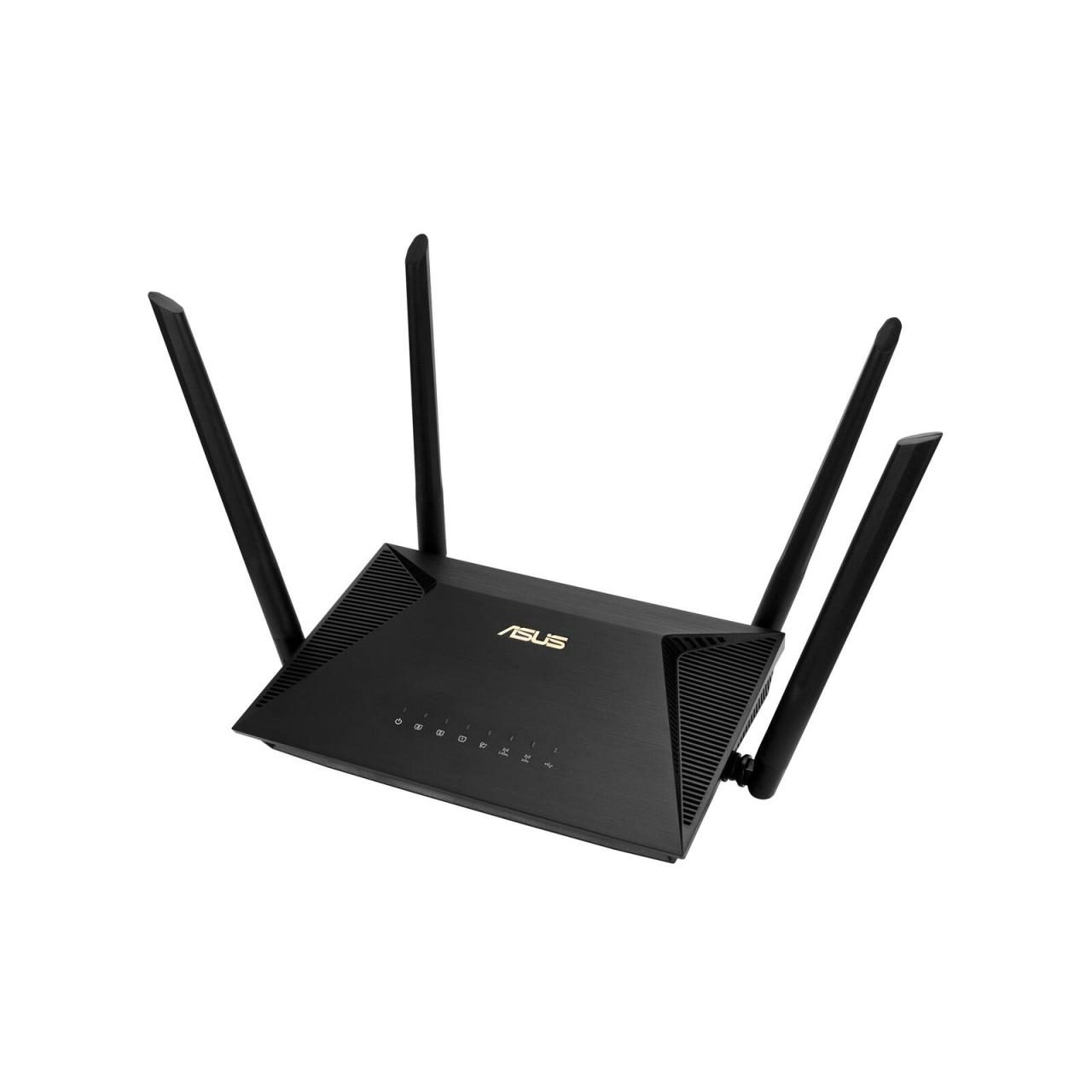 4711081059875 - ASUS RT-AX53U WLAN-Router Gigabit Ethernet Dual-Band (24 GHz 5 GHz) Schwarz