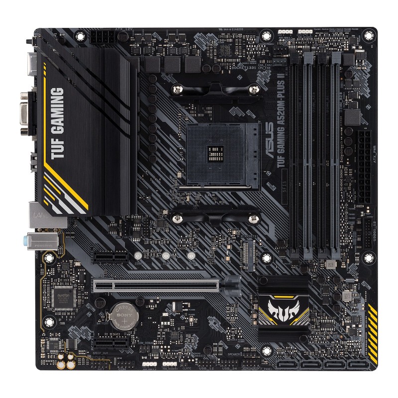 4711081154457 - TUF GAMING A520M-PLUS II Mainboard Sockel (PC) AMD AM4 Formfaktor (Details) ATX Mainboard-Chipsatz AMD® A520