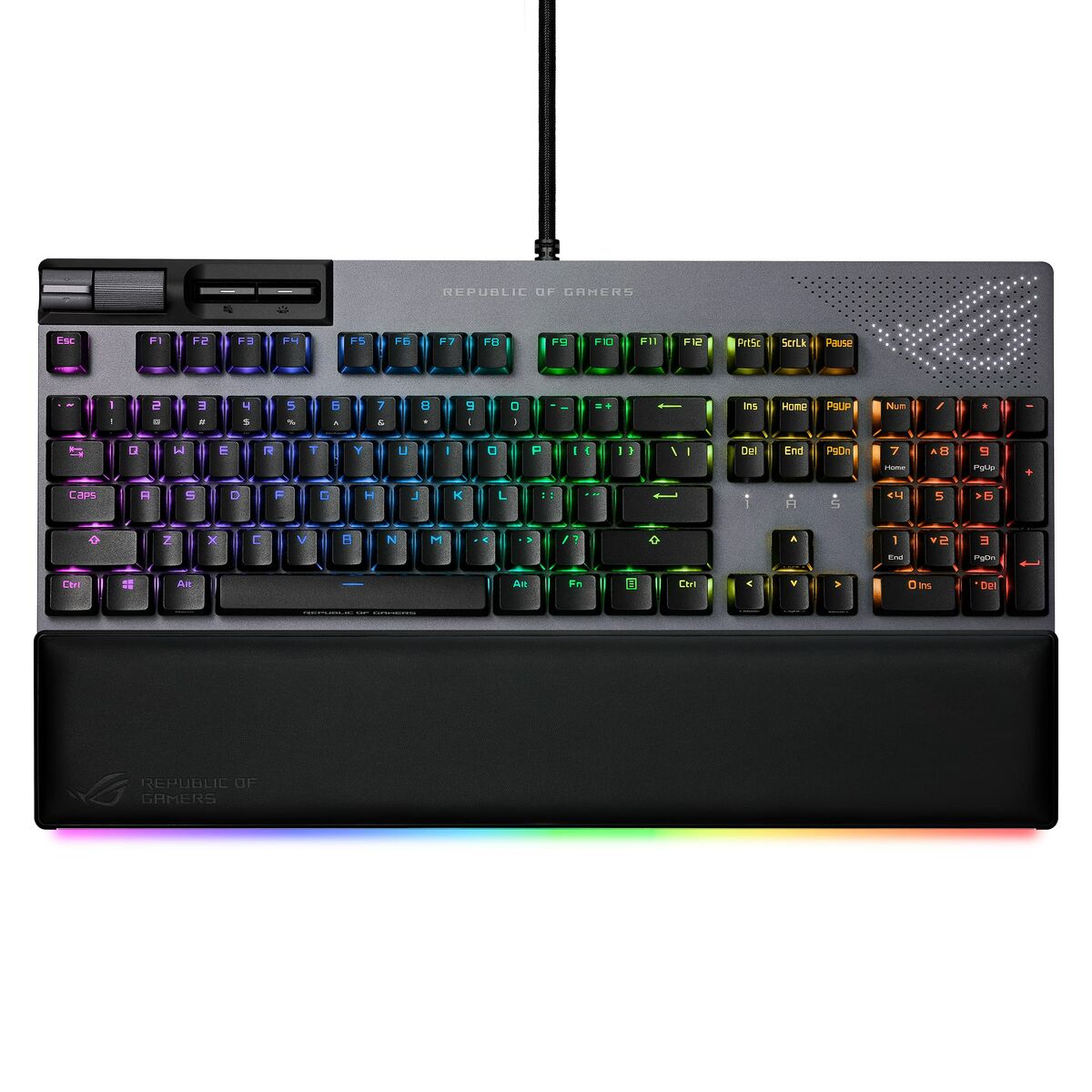 4711081278474 - Gaming Tastatur ROG Strix Flare II Animate Qwerty Spanisch Schwarz Grau