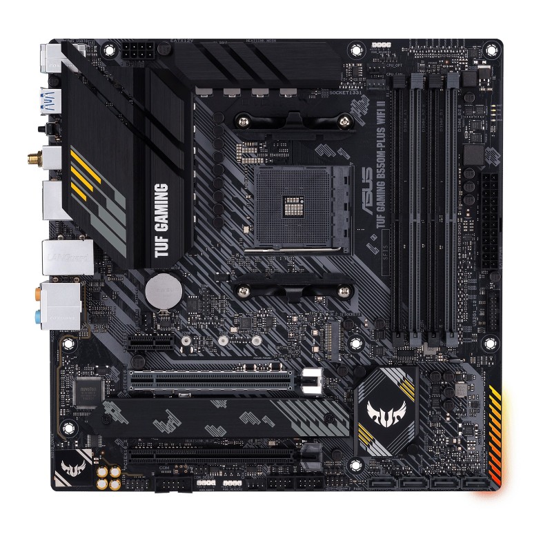 4711081305705 - TUF GAMING B550M-PLUS WIFI II Mainboard Sockel (PC) AMD AM4 Formfaktor (Details) Micro-ATX Mainboard-Chipsatz AMD® B550